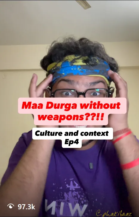 Maa Durga without weapons??!! Episode 4 of Culture and context: 97.3K views.